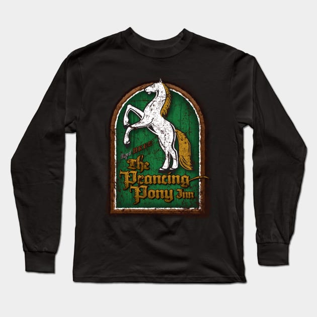 The Prancing Pony Long Sleeve T-Shirt by MindsparkCreative